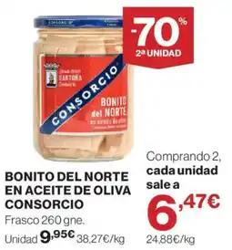 Hipercor Consorcio bonito del norte en aceite de oliva oferta