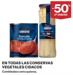 Hipercor Cidacos tomate triturado extra oferta