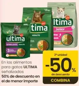 Eroski Ultima alimentos para gatos oferta