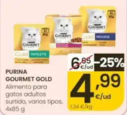 Eroski purina gourmet gold oferta