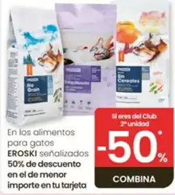 Eroski eroski alimentos para gatos oferta