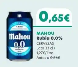 Dialprix Mahou Rubia 0,0% oferta