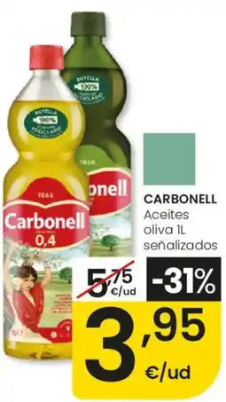Eroski Carbonell Aceites oliva 1L oferta