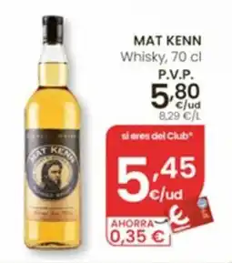 Eroski Mat Kenn Whisky oferta
