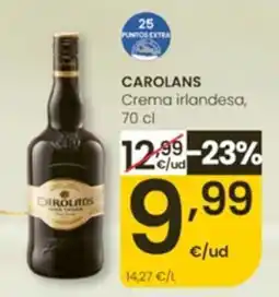 Eroski Carolans crema irlandesa oferta