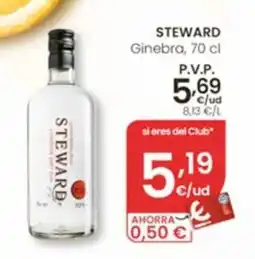 Eroski Steward ginebra oferta