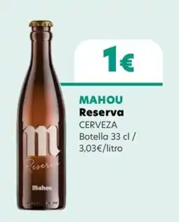 Masymas Mahou Reserva oferta