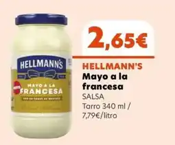 Masymas Hellmann's mayo a la francesa oferta
