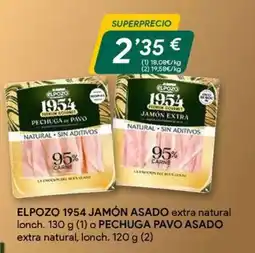 Masymas Elpozo 1954 jamón asado extra natural oferta