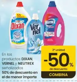 Eroski Dixan Vernel Neutrex oferta