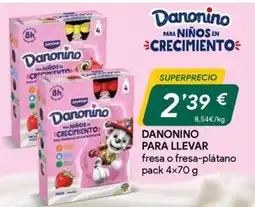 Masymas Danonino para niños en crecimiento oferta