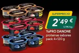 Masymas Yopro danone proteinas sabores oferta