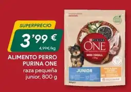 Masymas Purina one alimento perro raza pequeña junior oferta