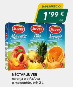 Masymas Néctar Juver naranja o piña/uva o melocotón oferta
