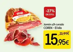 Dialprix Coren jamón s/h curado oferta