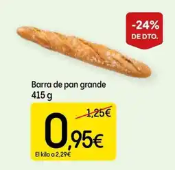 Dialprix Barra de pan grande oferta