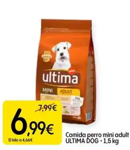 Dialprix ultima comida perro mini adult oferta