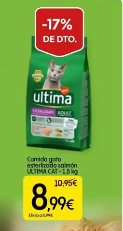 Dialprix ultima comida gato esterilizado salmón oferta