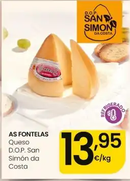 Eroski As Fontelas Queso D.O.P. San Simón da Costa oferta