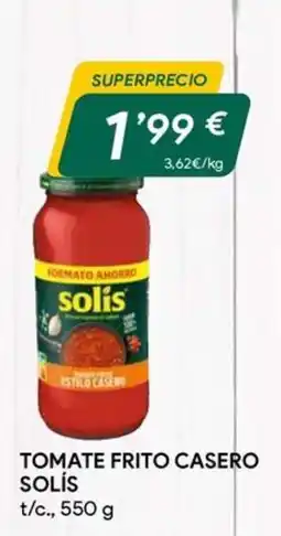 Masymas tomate frito casero solís oferta