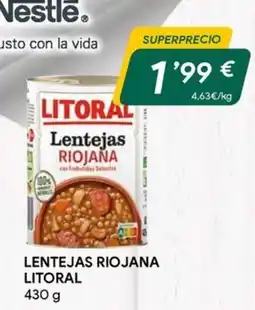 Masymas Litoral lentejas riojana oferta