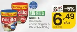 Eroski nocilla Crema de cacao Original o ChocoMix oferta
