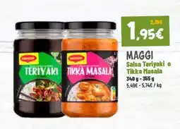 Dialprix Maggi Salsa Teriyaki o Tikka Masala oferta