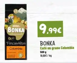 Dialprix Bonka café en grano colombia oferta
