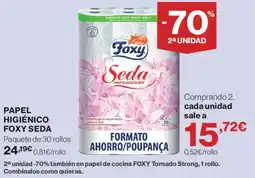 Hipercor Foxy seda oferta