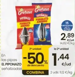 Eroski Grefusa piponazo formato ahorro oferta
