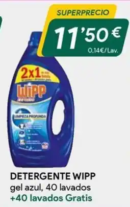 Masymas Detergente Wipp gel azul oferta