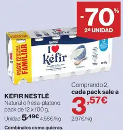 Hipercor Kéfir Nestlé oferta