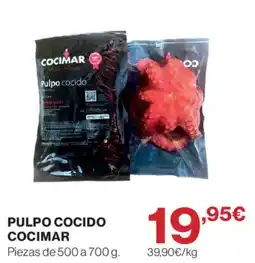Hipercor Cocimar pulpo cocido oferta