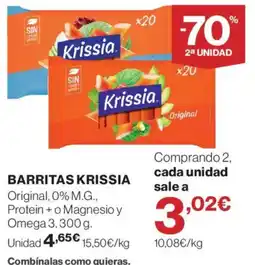 Hipercor Krissia barritas oferta