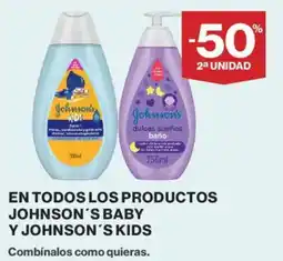 Hipercor Johnson's baby johnson's kids oferta