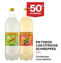 Hipercor Schweppes los cítricos oferta