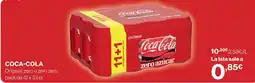 Hipercor Coca-Cola zero azúcar oferta