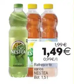 Supermercados Aquí Nestea refresco té varios oferta