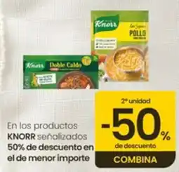 Eroski Knorr las Sopas pollo oferta