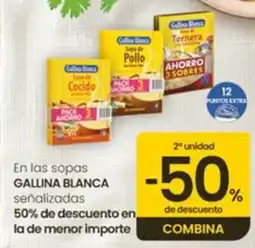 Eroski Gallina Blanca sopas oferta
