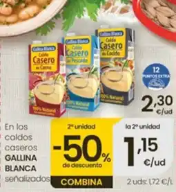 Eroski Gallina Blanca caldos caseros oferta