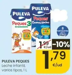 Eroski Puleva peques leche infantil oferta