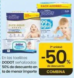 Eroski Dodot toallitas oferta