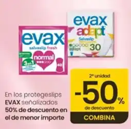 Eroski Evax protegeslips oferta