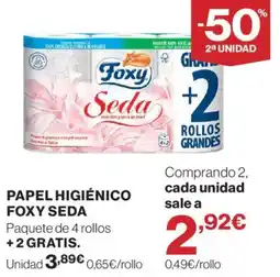 Hipercor Foxy Seda oferta