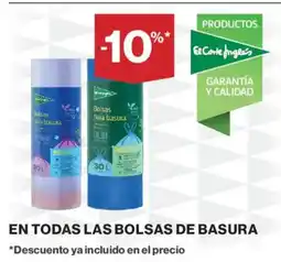 Hipercor El Corte Inglés bolsas para basura oferta