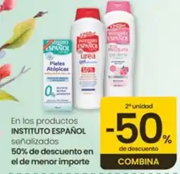 Eroski Instituto Español pieles atópicas urea gel de baño 10% y insecto gel de baño oferta