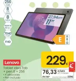Eroski Lenovo Tablet Idea Tab oferta
