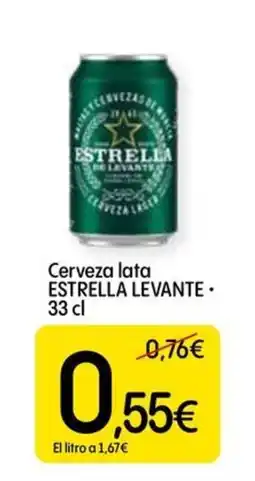 Dialprix Estrella Levante cerveza lata oferta