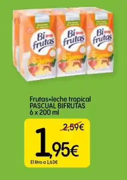 Dialprix Pascual bifrutras frutas+leche tropical oferta